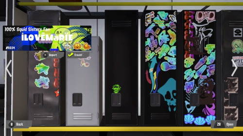The Marie Locker In Question. It Looks So Fucking Cool, But The Empty Photo Stand Man