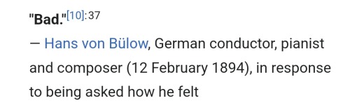 I Have Spent My Evening Looking Through A Wikipedia List Of Last Words And Need To Share Some Of Them