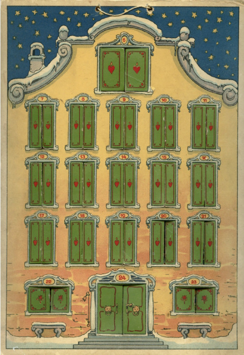 Dora Baum, Christkindleins Haus, Advent Calendar, 1920. Germany. © Foto: Museum Europäischer Kulture