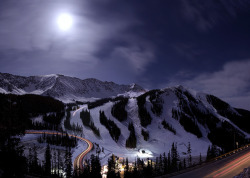 Sapphire1707:  Arapaho Basin Supermoon By Wishiwsthr On Flickr.