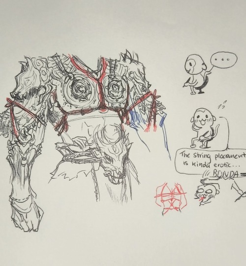 Some Thoughts Whilst Slaving Away At His Armour