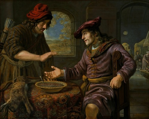 Esau and the Mess of Pottage, Jan Victors, 1653