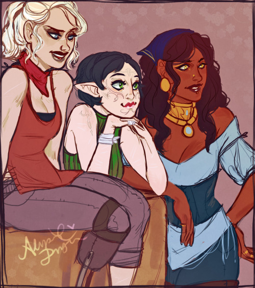 orokay: da2 dlc where you and the fam just sit in different places around kirkwall and judge people