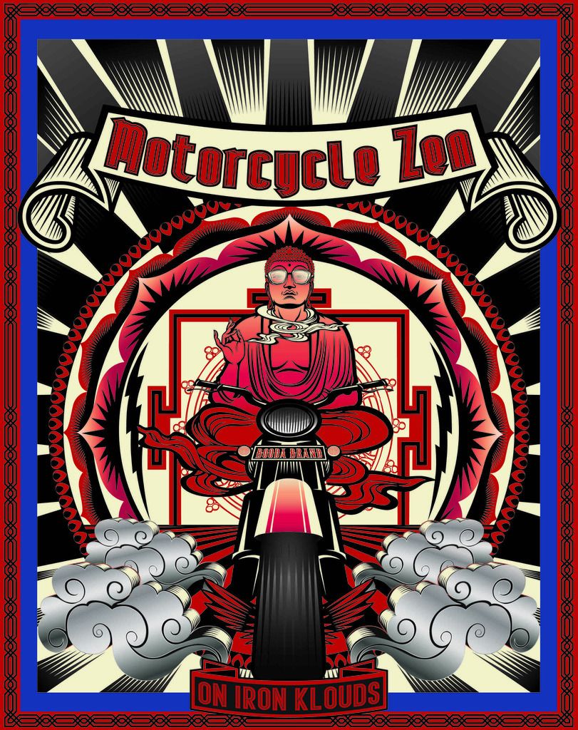 Billy Ma -  Motorcycle Zen  (giclée on paper, 2016)
