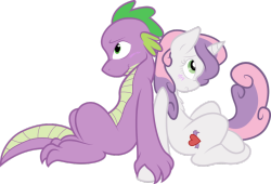 mlp-shipping-challenge:  ART SOURCE —- I have kinda taken a small liking to this lately, sooo! You have 2 hours to draw and submit your picture of Spike x Sweetie Belle! This challenge is, however, SFW only! Good luck!  Eee cutes &lt;3