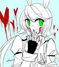 kwancvo1:bonbon with bloodDs by: pole-bear