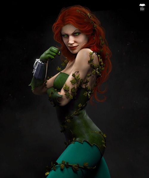Poison Ivy and The Riddler, by Raf Grassetti