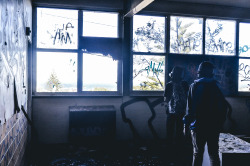 blxtz-b:  twisted ~ abandoned high school now destroyed -2014  rip vaucluse