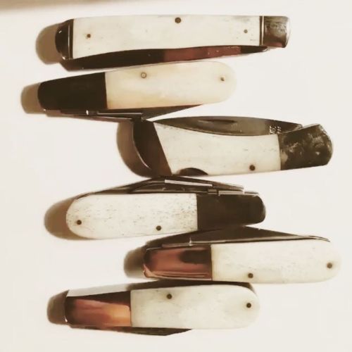 Create a one-of-a-kind, heirloom pocket knife. Mollyjogger Scrimshaw Knife Kit⁣ ⁣ ⁣ #giftsforhim #gi