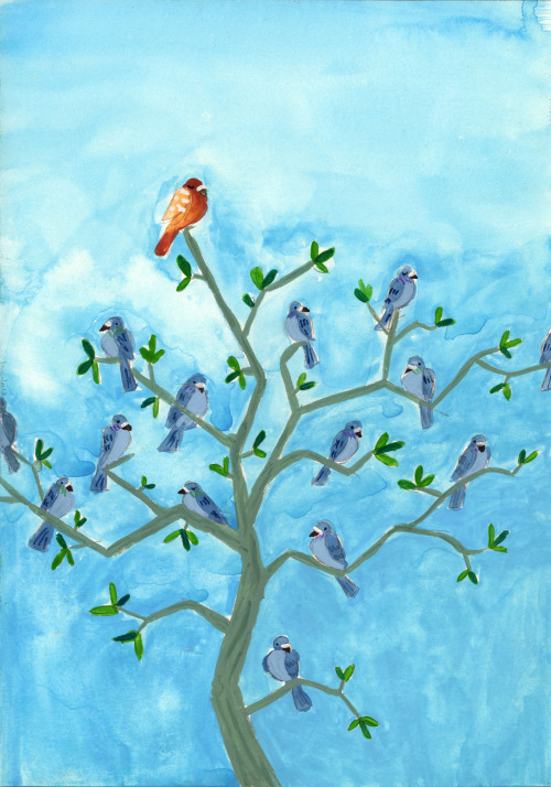 This Is My Color Theory Final! I Made A Pigeon Book!