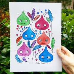 jenlynnparent:Colorful slimes from Dragon