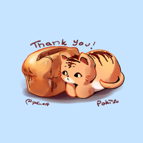 thank-you-kitty for anonymous donation to my ko-fi, thank you very much! ko-fi.com/pokiart