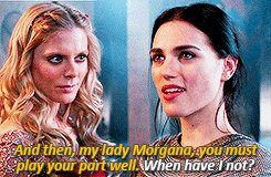 mollyginevra:  morgana pendragon appreciation week  day one ✘ favourite season: s3 