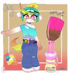 mayuteruki: sorry it’s in spanish omg His name is Jay (thanks @marble-soda), you can bid for him here: Click me!, comes with extra art.  There’s an unwatermarked version for the winner~  HE´S SO CUTE, SOMEBODY BUY HIM!! AAAAAAAAAA