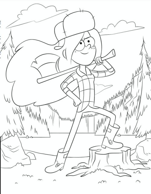 Don’t Color This Book!: It’s Cursed!is finally coming out Tuesday, July 18, 2017!The Pines twins fin