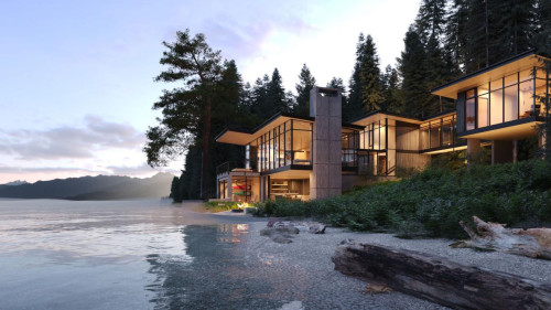  The Surly Crab Residence, Hood Canal, Seabeck, Washington, USA,Eerkes Architects, Allworth Design (
