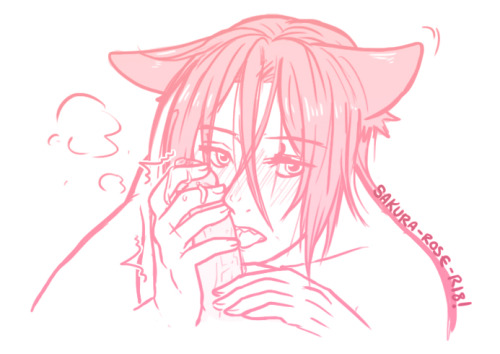 sakura-rose-r18:  base on my cat/pet AU cause maaaaaan. MAAAAAAAAANNN 