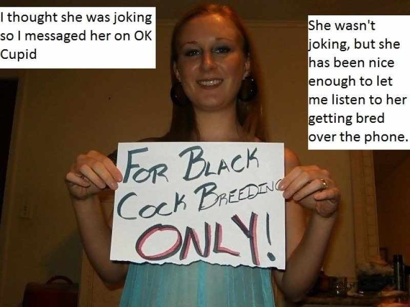bigblackniggadick:  love a white women who’s not afraid to show her love for bbc