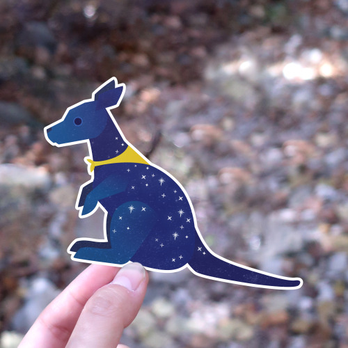 Thanks for the feedback on these wallaby stickers! They’re now up for pre-order, links below!$5 ea