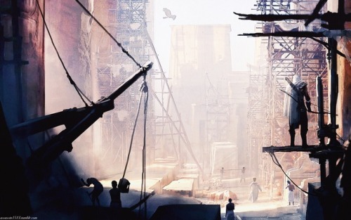 assassin1513:{Beautiful Concept Art from Assassin’s Creed Origins}{Edits made by me :)}