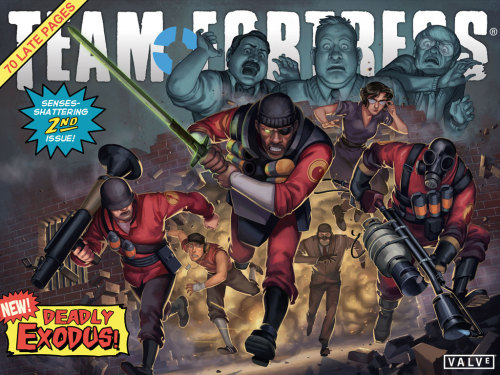 TEAM FORTRESS COMICS #2 www.teamfortress.com/tf02_unhappy_returns/