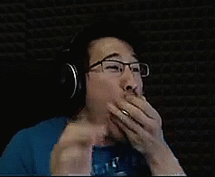 markiplier:  salvdorado:  “Mark, are you putting glow sticks in your mouth?” (X)  mmmmaaaaaaaaaaybe ;)