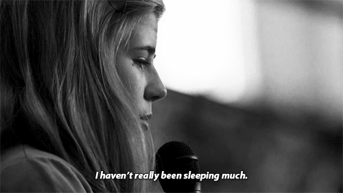 Tired.