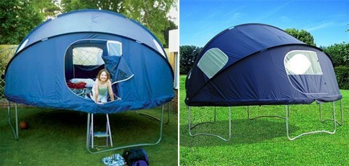 lost-soul-lost-hope:  indie-slutt:  noiseankisses:   Trampoline tent for summer sleepovers.