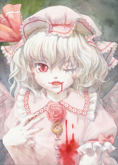 Porn Pics remilia scarlet (touhou) drawn by misawa