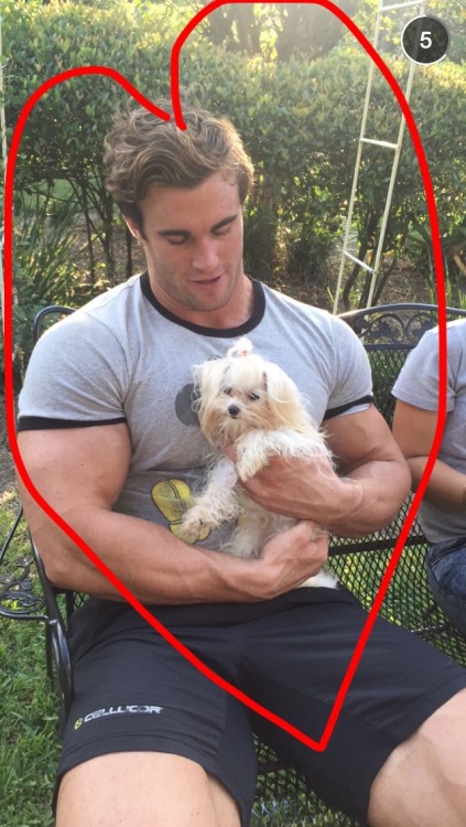 keepemgrowin:  He is so cute… and so damn big.
