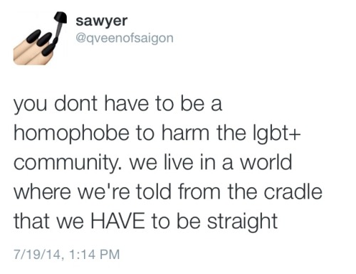 teacupnosaucer:neptunain: heteronormativity for dummies or, “why homophobes aren’t the o