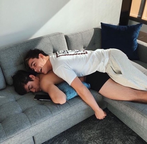 trulydolan:  cool 100 posts now you get a picture of ethan sleeping and gray being a goof again. btw 300 followers?? cool wtf.