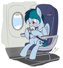 artbybuckweiser:“Comfort Plus my ass!”Delta