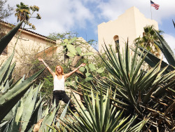 I moved to LA—here is me at the southwest museum by my house in Mt. Washington.