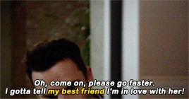 pambeeslys: Nick + referring to JessWe had a little “will they/won’t they.”
