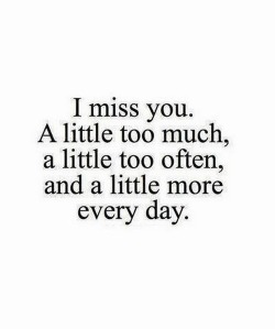 rikitikilove:  I miss you a little too much a little too often na We Heart It. 