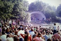 thank-you-for-the-butterflies:  willgrrraham-deactivated2017110:  A rare picture of Pink Floyd on stage during the 1971 Crystal Palace Garden Party, which took place on this day (photographer unknown) [x]  similar-here