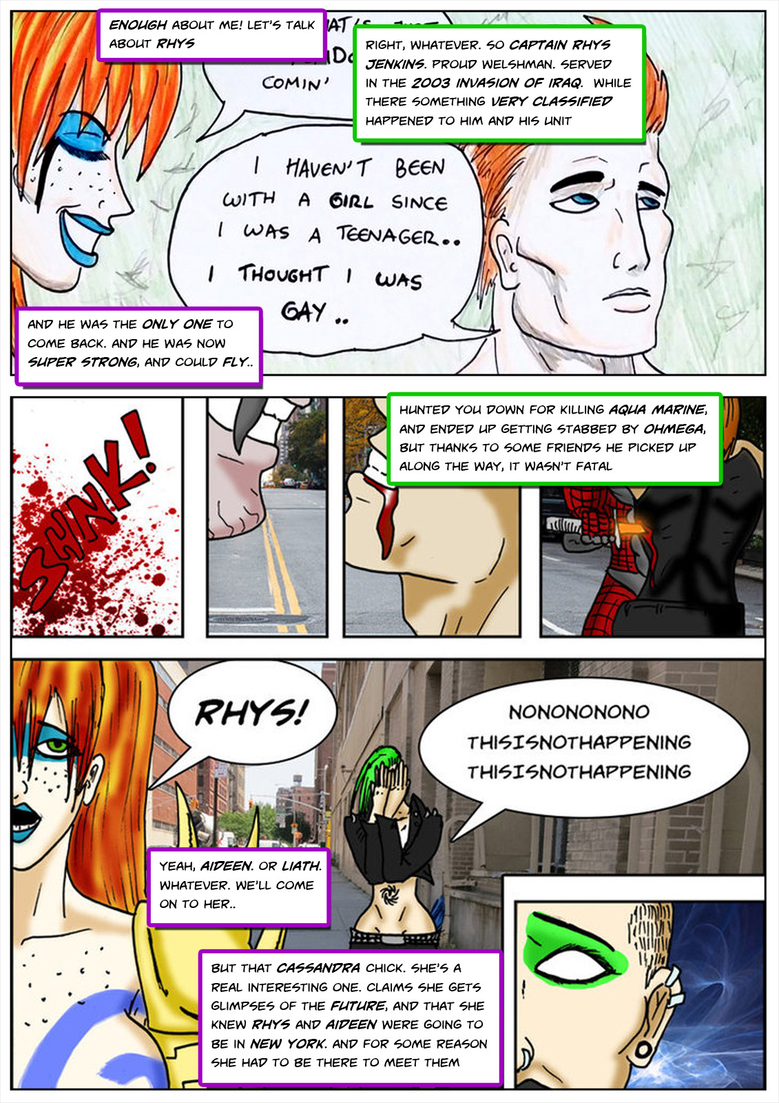 Kate Five and New Section P Page 17 by cyberkitten01   Rhys, Aideen and Cassandra