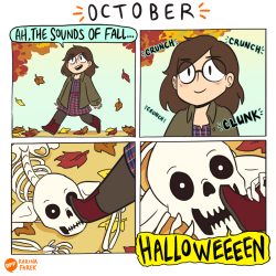 yrbff:  the sounds of fall  (by @dilfosaur)