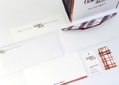 Push10Pretty hand-crafted identity for Wedge & Fig, from US.