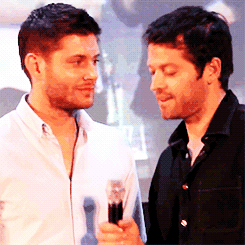 theriddlestory:  THE AMOUNT OF SEXUAL TENSION FROM JENSEN AND MISHA WANTING TO KISS