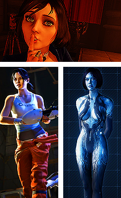 apollosquare:  Just a few amazing female video game characters! 