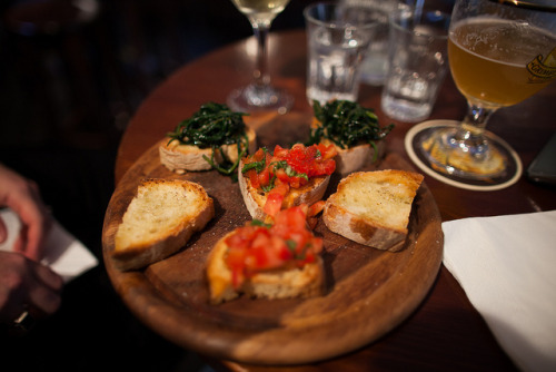 Bruschetta with Tomato and Basil by Zlatko Unger on Flickr.