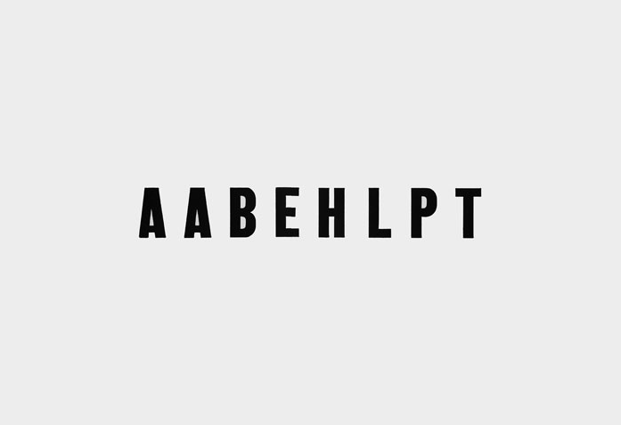 visual-poetry:  “aabehlpt” by etienne pressager 