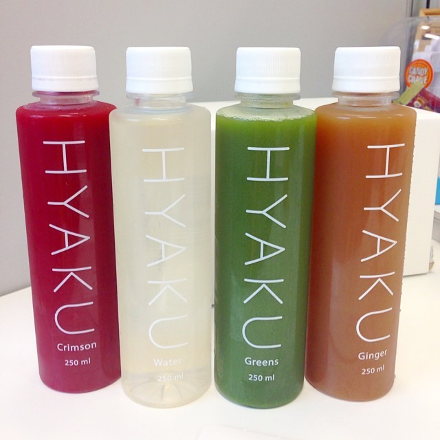 Thanks @hyakuliving delivering these cold-pressed juices. Exactly what I needed to start the busy week with. #HYAKU #hayleylyla (at Ogilvy Public Relations Worldwide)