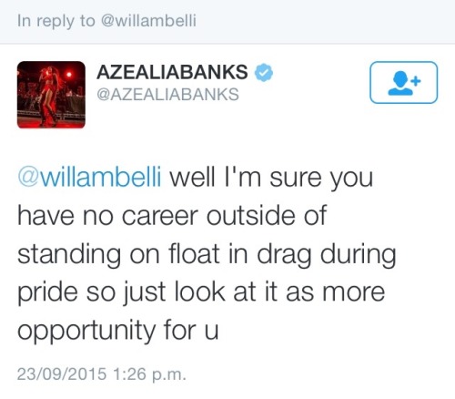 letmelivesy:  Willam dragging Azealia Banks ☕️☕️☕️ 