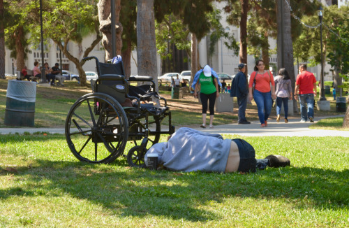 MacArthur Park, Los Angeles.