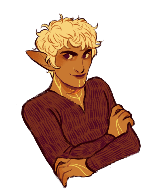 dunyun-rings:It’s never too late to admit to yourself that Fenris deserves curly hair