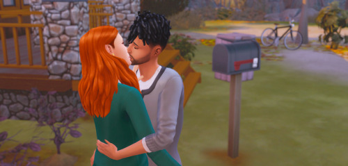 Basil moved onto the Island and… I didn’t take screenshots of their relationship progressing 