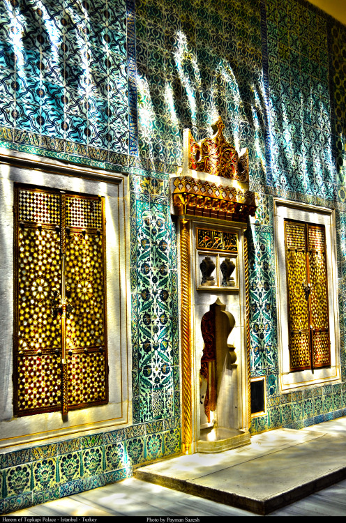 Harem of Topkapi Palace. The Imperial Harem contained over 400 rooms.